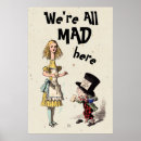 Search for mad hatter posters Alice in wonderland