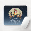 Search for cute santa mousepads Reindeer