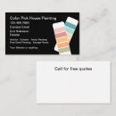 Search for paint swatch business cards Contractor