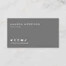 Search for job seeker business cards Minimal