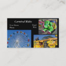Search for carnival business cards Ferris wheel