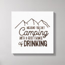 Search for outdoor canvas prints Camping