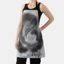 Search for grads aprons Black and white