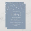 Search for dusty blue birthday invitations Sixty