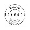 Search for circle return address labels rubber stamps Elegant