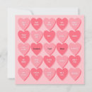 Search for conversation heart postcards Hearts