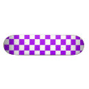 Search for purple and black skateboards Chequered