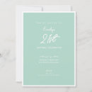 Search for elegant 21st birthday invitations Minimalist