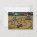 Search for alien note cards Ufo