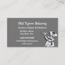 Search for baking business cards Vintage