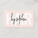 Search for hair stylist business cards Chic