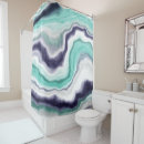 Search for white marble shower curtains Blue