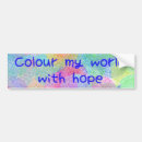 Search for colouring bumper stickers World