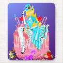 Search for the mad hatter mousepads Alice in wonderland