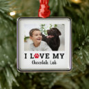 Search for black and white dog christmas tree decorations Red