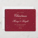 Search for starry christmas cards Red