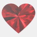 Search for red diamonds stickers Heart