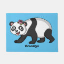 Search for panda doormats Adorable