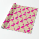 Search for pink flamingo wrapping paper Tropical bird