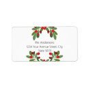 Search for winter berry return address labels Greenery