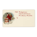 Search for bag return address labels Santa