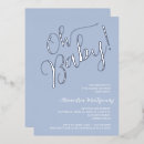 Search for unique baby boy shower invitations Blue