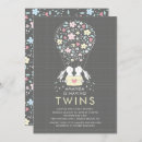 Search for twins bunny baby shower invitations Rabbit