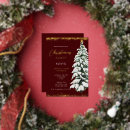 Search for snow christmas invitations Gold