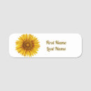 Search for sunflower name tags Happy