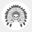 Search for native american chief stickers Feathers