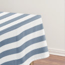 Search for blue and white striped tablecloths Stripes