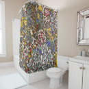 Search for stained glass shower curtains Modern
