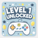 Search for levels stickers For him