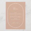 Search for blush pink wedding menus Minimalist