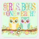 Search for owl baby shower stickers Twins