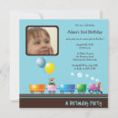 Search for train 3rd birthday invitations Fun