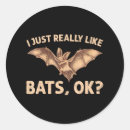 Search for nocturnal stickers Bat