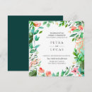 Search for tropical foliage wedding invitations Beach