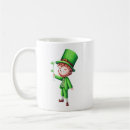 Search for cute leprechaun mugs Green