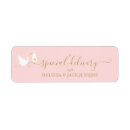 Search for girls baby shower return address labels Gender reveal