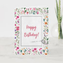Search for summer flower birthday cards Watercolor