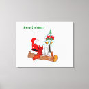 Search for santa claus canvas prints Cartoon