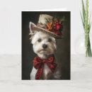 Search for westie dog christmas cards West highland white terrier