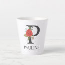 Search for monogram p mugs Floral