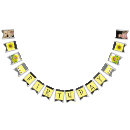 Search for yellow and black bunting flags Birthday