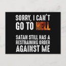 Search for satan postcards Humour