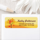 Search for fall colours return address labels Leaves