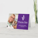 Search for purple thank you cards White typography