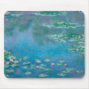 Search for claude monet water lilies mousepads Blue