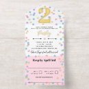 Search for toddler birthday invitations Pink